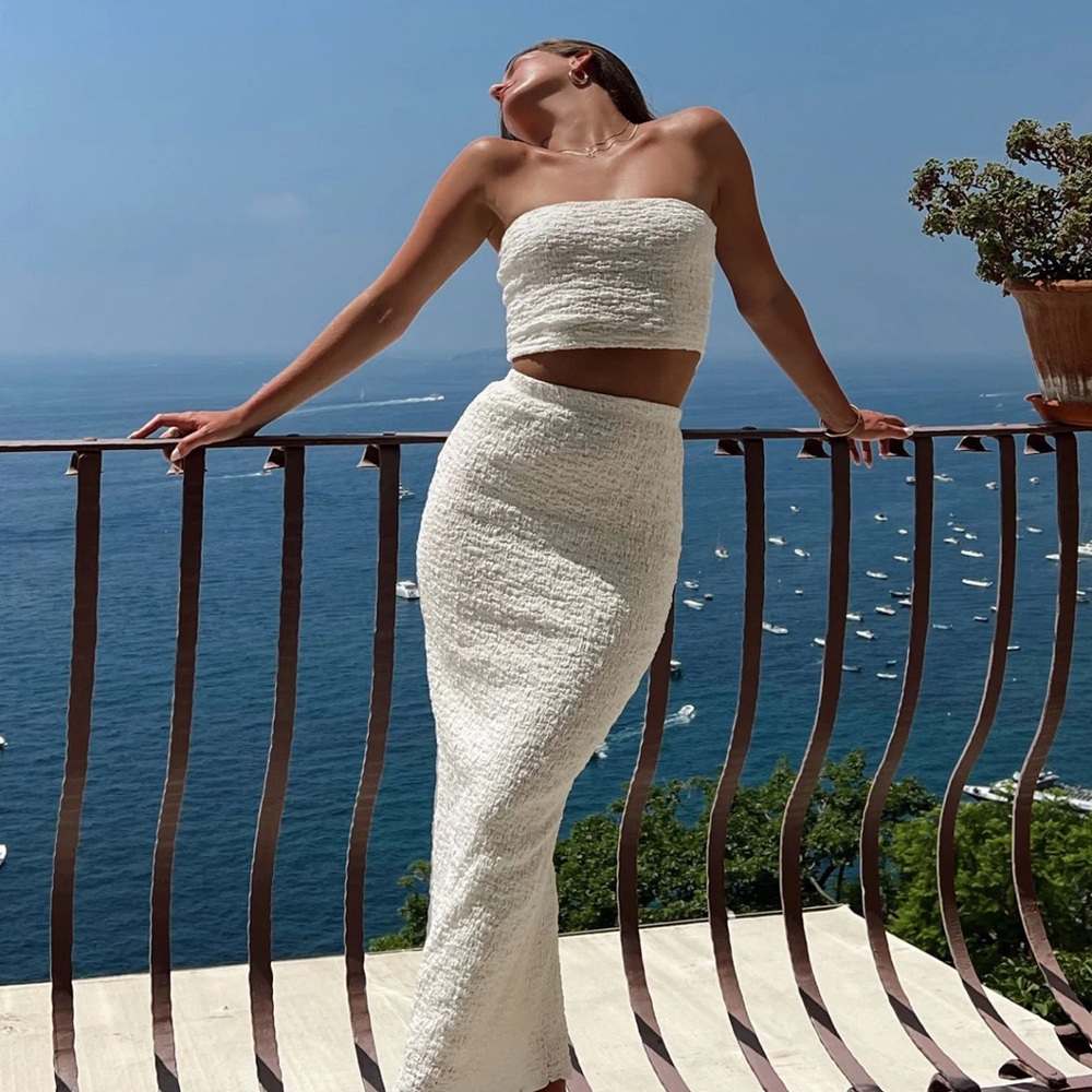 Princess Polly Cream Skirt Set